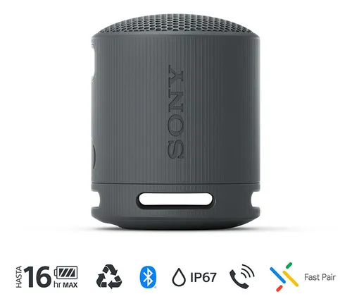 Parlante Inalámbrico Portátil Sony Xb100 Color Negro