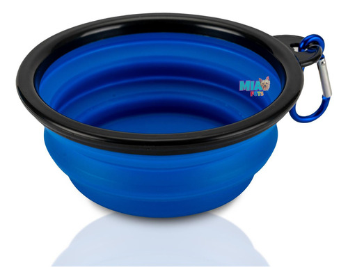 Plato Plegable P/viaje Para Perros.