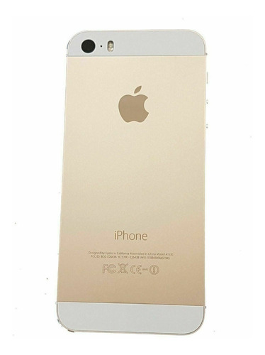 Tapa Trasera Para iPhone 5s Dorada Gold