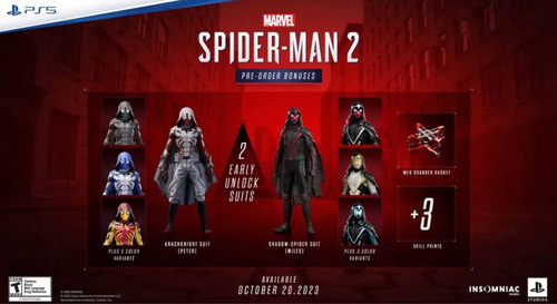 Spiderman 2 - Código Deluxe Preventa (solo Dlc)