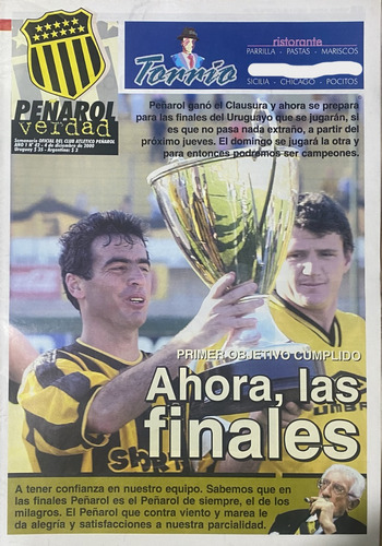 Peñarol Verdad, Nº 42 Revista, Campeón Clausura,  Ex5