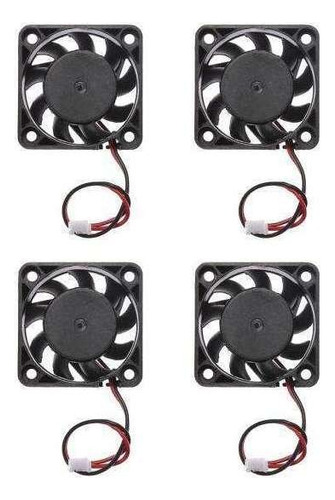 4 X 4 Piezas, 12 V, 3 Pines, 40 Mm, 4 Cm, Ventilador Silenci