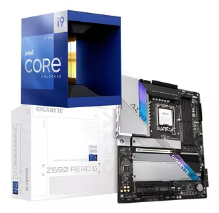 Kit Intel 12ª Ger I9 12900kf + Gigabyte Z690 Aero G