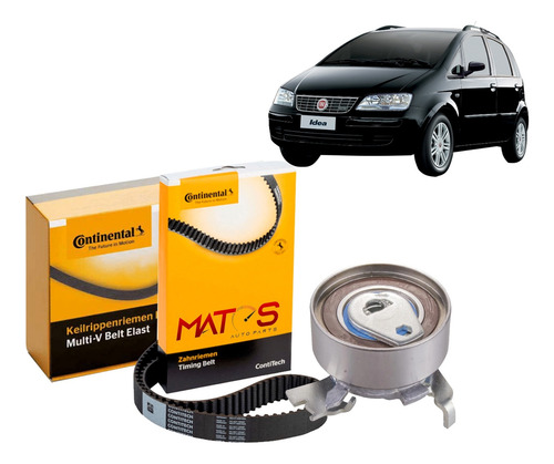 Kit Correia Dentada Idea Adventure 1.8 8v 2010 Flex Original