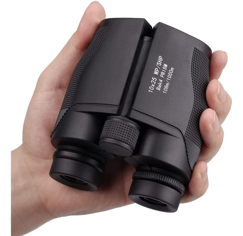 Binocular Tmjin, 10x25/para Adultos/negros