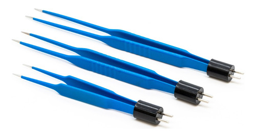 Pinza Bipolar Recta 12 Cm Conector Americano Bmh