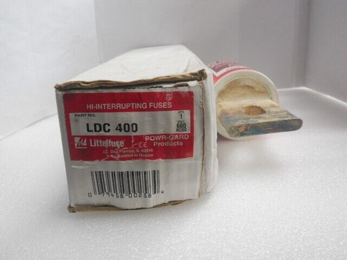 New Littelfuse Ldc 400 Amp Fuse Powr-pro 600 Volt Class Bbd