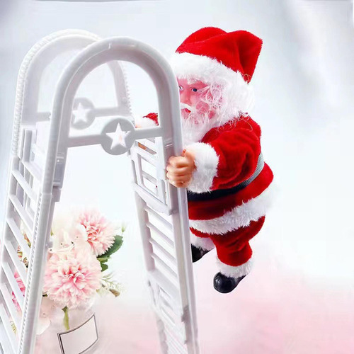 . Adorno Navideño De Juguete Con Escalera De Escalada De