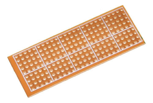 Baquelita Perforada Continua Universal Pcb 2.5x6.4cm Kit 5