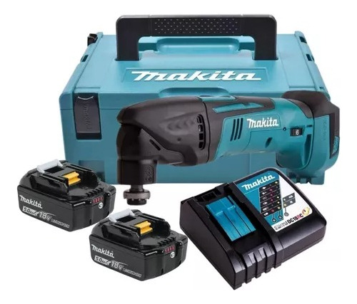 Ferramenta Multicortadora Dtm50z Makita 18v 2bat 5ah Bivolt Cor Azul-turquesa 110V/220V