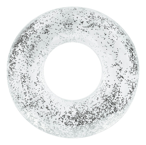 Boia Circular Com Glitter 52cm Prata