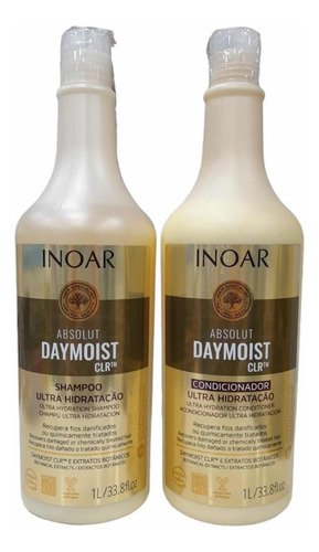 Pack Shampoo + Acondicionador .1l Absolut Daymoist De Inoar