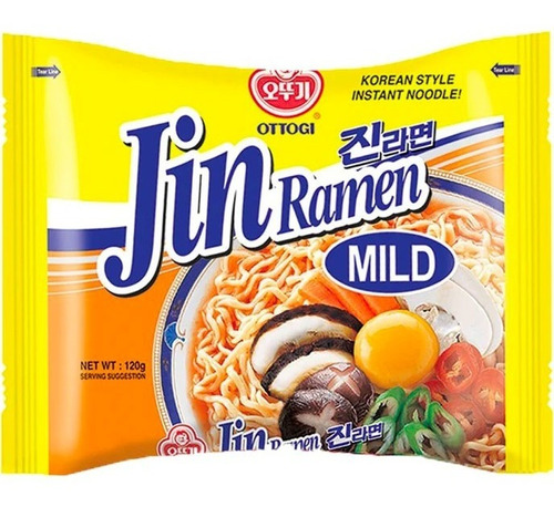  Ottogi Jin Ramen Coreano Mild Ottogi 120g