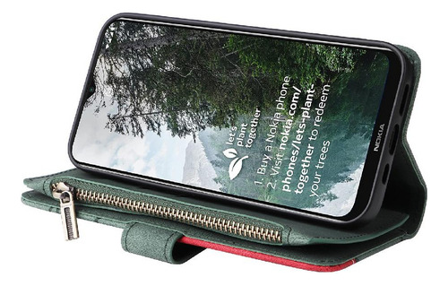 Funda Protectora Kickstand Para Nokia G10/g20 Nueve Ranuras