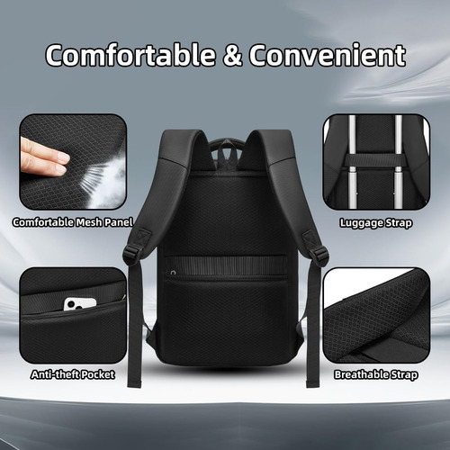 Gyakeog Mochila Delgada Para Computadora Portátil Para Hombr