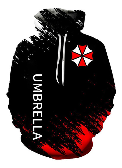 Poleron Bicolor Premium Caballero Umbrella Resident Evil 2 