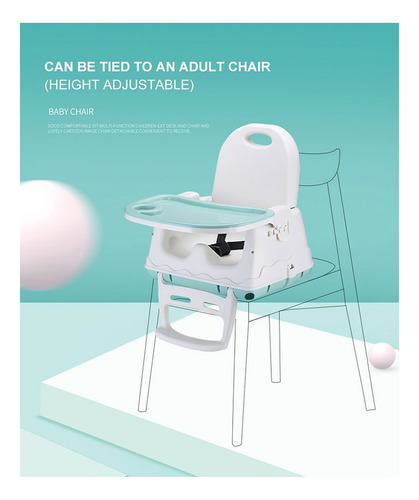 Silla De Comer Para Niños 2 En 1 Multifucional
