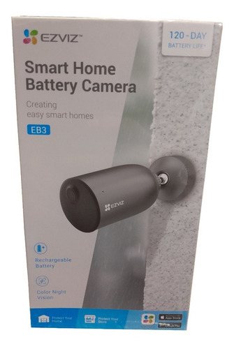 Cámara Inalámbrica Wifi Para Exterior Con Batería Eb3 2k