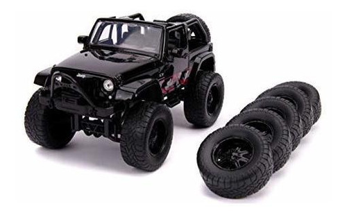 Jada Toys Just Trucks 2007 Jeep Wrangler Camo Negro - Rosa C