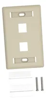 Comprar Commscope Faceplate 4 Puertos Rj45 Keystone Marfil