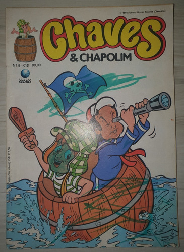 Gibi Chaves & Chapolim N° 8 Editora Globo 1991