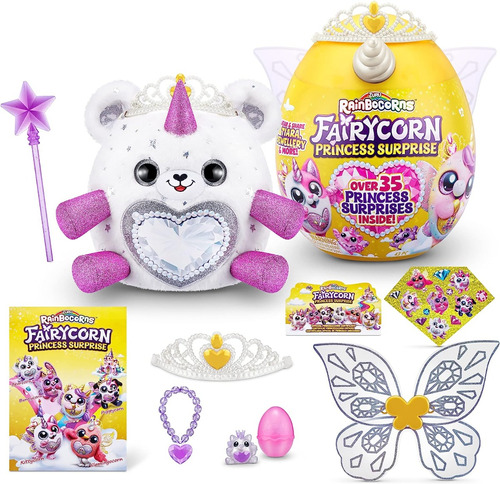 Rainbocorns Fairycorn Peluche Coleccionable + 35 Sorpresas