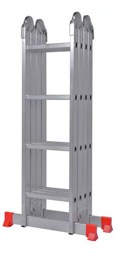 Escada Articulada Multifuncional 4x4 16 Degraus Worker