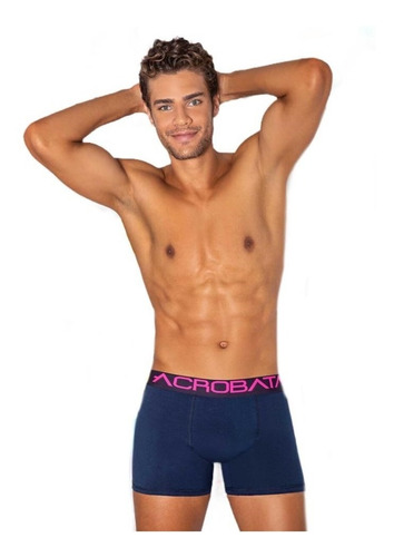 Boxer Algodon Lycra Elastico Personal S Al 3xl Acrobata 5086