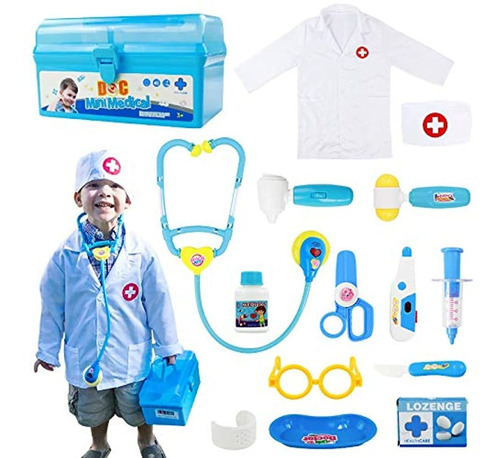 Kit De Médicos Para Niños Juguetes Médicos Abrigo