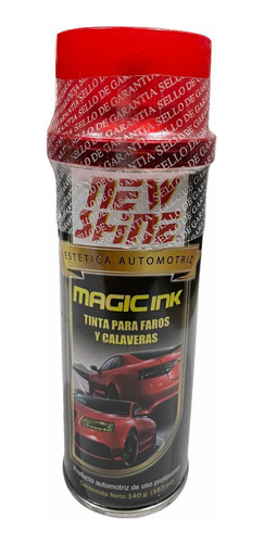 Tinta Para Ahumar Faros O Calaveras New Shine Magic Rojo