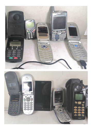 Lote De 10 Celulares Retro Años 90s 2000 No Probados (Usado)