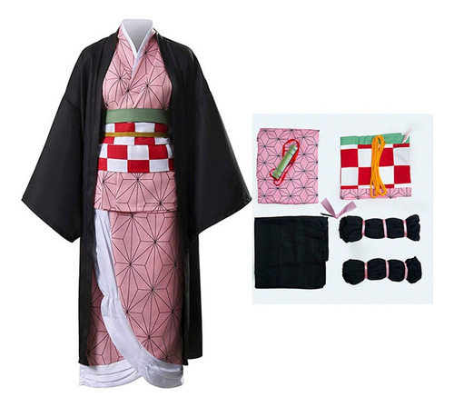 Disfraz De Anime Para Cosplay - Kimono Kamado Nezuko