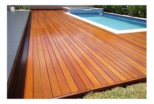 Deck De Madera Pisos De Madera Para Exterior Deck Marrón Mate