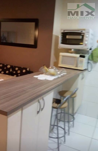 Imagem 2 de 6 de Apartamento Padrão Mobiliado Em Jardim Borborema - São Bernardo Do Campo, Sp - 3553