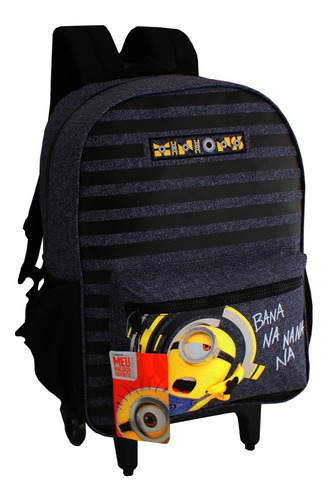 Imagem 2 de 8 de Mochila Escolar De Rodinhas Minions Mn2292 Clio Style