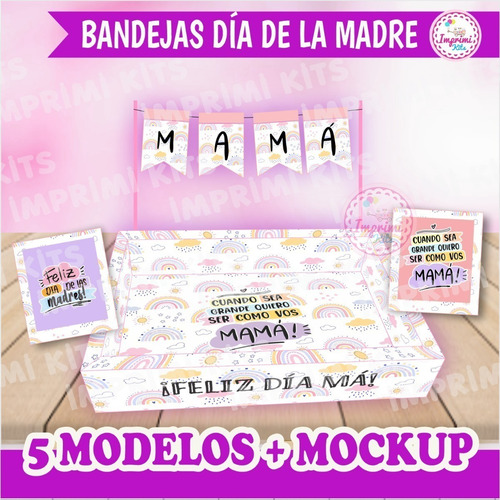 Bandejas Día De La Madre Imprimibles Desayuno Merienda #3