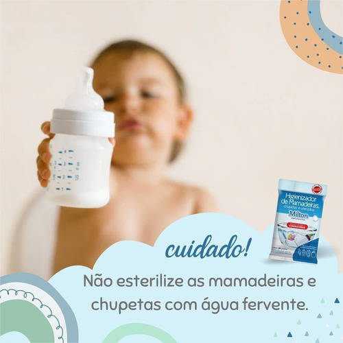 Higienizador Objeto Para Bebês - 6 Cartelas Com 20 Pastilhas Cor Branco