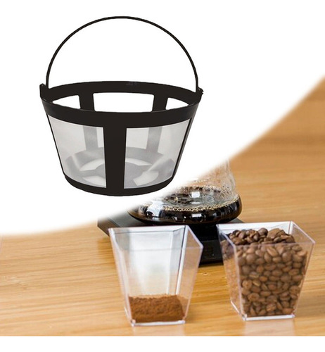 Filtro De Café, Cesta Para Taza, Filtro De Malla Portátil