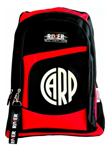 Mochila River Plate Licencia Oficial Grande Escolar Futbol