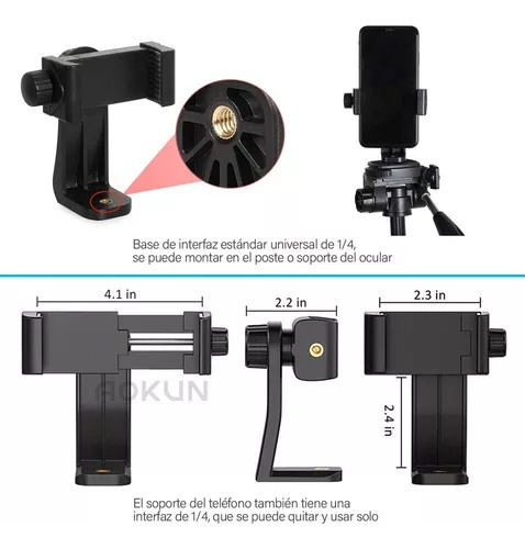Soporte Tripode Para Celular 360° Con Controlador Bluetooth