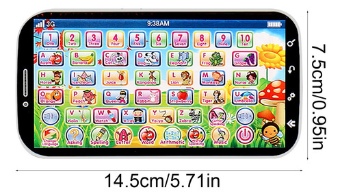 Teléfono Móvil E Toy Kids Learning Mobile Phone Sound Educat