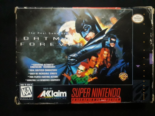 Batman Forever Snes Super Nintendo. Repro