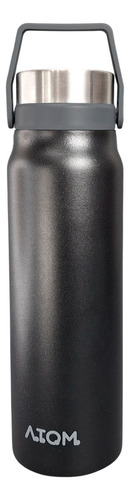 Botella Termica Active Atom Hermetica Acero Inoxidable Bz3 Color Negro Ace5