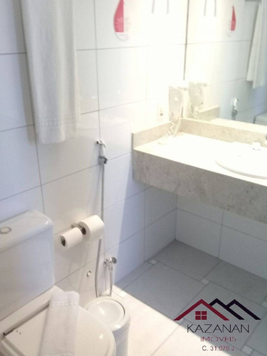 Imagem 11 de 15 de Apartamento Flat 1 Dormitório (suite) - Gonzaga - Santos - 5517