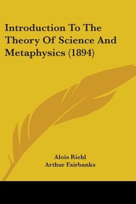 Libro Introduction To The Theory Of Science And Metaphysi...