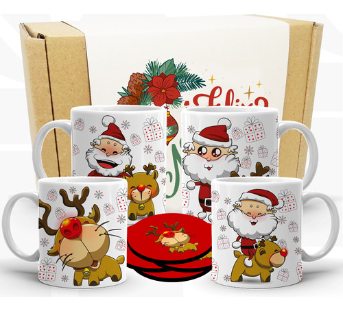 Taza Navidad / Taza Navideña / Paquete Navideño