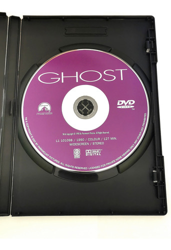 Ghost La Sombra Del Amor 1990 Patrick Swayze Pelicula Dvd (Usado)