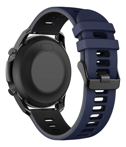Correa Deportiva Doble Color Para Haylou Gs, Gst/gst Lite Azul/negro