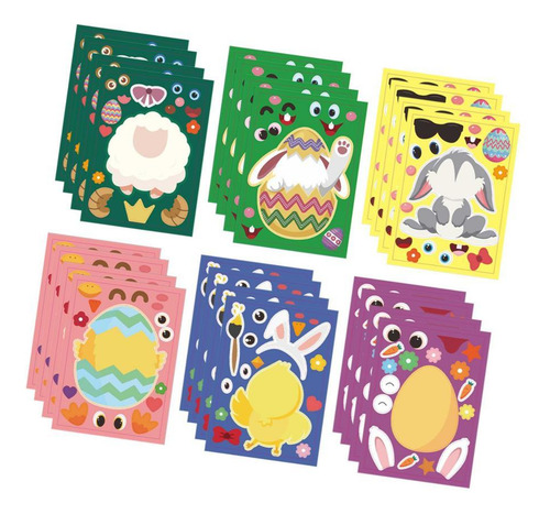 Pegatinas De Pascua Decoración Del Día De Pascua Huevo De