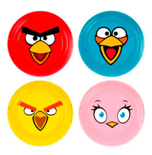 Prato Redondo Angry Birds 8un